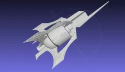 RWBY Myrtenaster Weiss Sword Guard Piece 3D print model