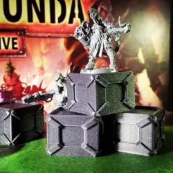 Sci Fi Crate 3D Printable Wargame Tabletop Terrain 3D print model