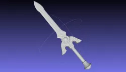 Shield Hero Sword Hero Sword Printable Assembly 3D print model