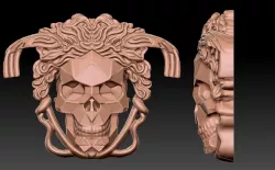 skull  3D print model