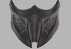 Smoke mask from Mortal Kombat 9 and X 3D print model