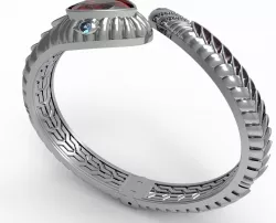 Snake Bangle 3D print model