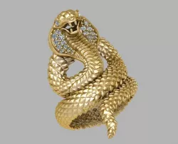 snake jewelry 3D print model