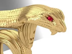 snake ring 3D print model