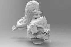 space khan helmet 3D print model