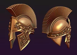 Spartan helmet 3D print model