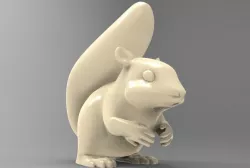 Squirrel Printable 3D print model