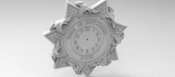 star clock 3D print model
