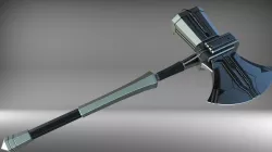 Stormbreaker Asgardian Handle from Road to AVENGERS ENDGAME Book 3D print model