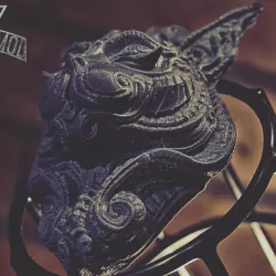 stylized cat wall ornament 3D print model