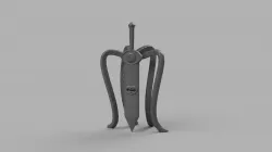 Sword Mimic 3D print model