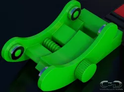 Tevo Flash - Spool Holder 3D print model
