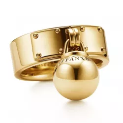 Tiffany hardwear ball dangle ring 3D print model