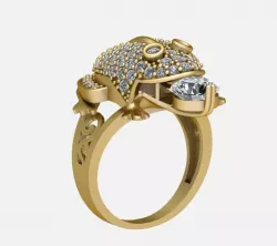 toad jewelry 3D print model