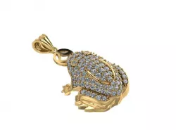 toad jewelry diamond 3D print model