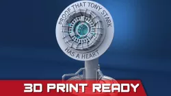Tony Stark Heart  IronMan Arc Reactor 3D print model