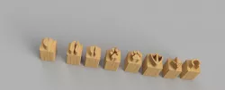 Traces of pets 3D print model