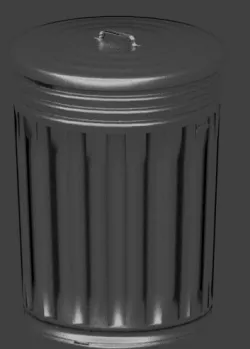 Trashcan 3D print model