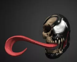 Venom Skull 3D print model