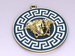 Versade Medusa Necklace  3D print model