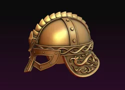 Viking Helmet 3D print model