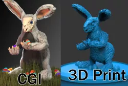 Wendigo Eastern Rabbit Monster 3D print model