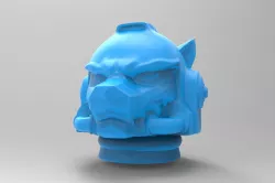 wolface helmet 3D print model