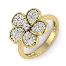 Women flower ring 3dm render detail 3D print model 3D print model