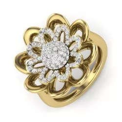 Women flower ring 3dm render detail 3D print model 3D print model