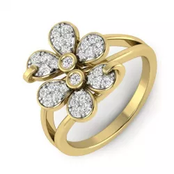 Women flower ring 3dm render detail 3D print model 3D print model