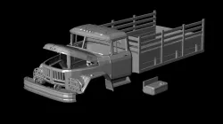 Zil 131 truck  Printable Body Car 3D print model