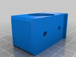 25 mm square aluminium tube joint ball bearing holder