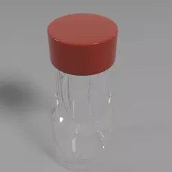3D Jar 3D model