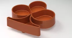 3D Printshow Challenge 13: A salad/sauce serving dish