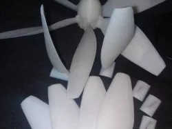 6 blade Fan Prop 30cm