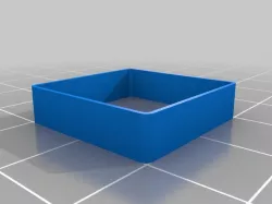 Actual 0.5mm thin wall 20 mm box