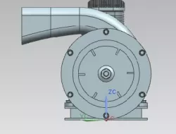 assembly of engine blower