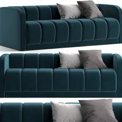 Bardot Sofa West Elm 3D model