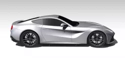 Basic Shape of Ferrari F12 Berlinetta