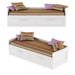 Bed Brimnes Ikea 3D model