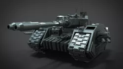 Behemoth Tank Low-poly  3D model