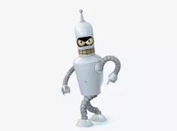 Bender Rodriguez Rigged 3D model