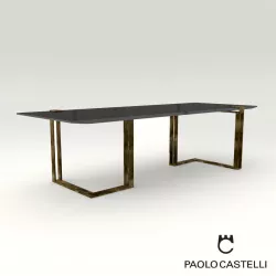 Black and Gold Table from Paolo Castelli 3D model