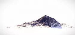 Black Peak - World Machine Low-poly  3D model