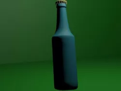 Bottle Low-poly  3D model