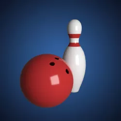 Bowling Cartoon  3D model