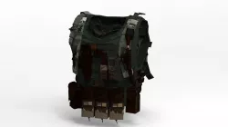 Bullet Proof Vest Protection and stuff Low-poly  3D model