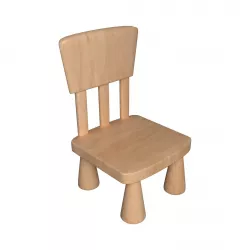 Cartoon Chair  3D model