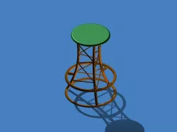Chair truss 3D model