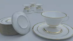 Coffee cup Low-poly  3D model